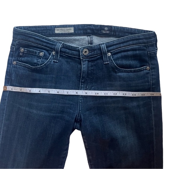 Ag Adriano Goldschmied The Stevie Ankle Slim Straight Leg Jean in Dark Wash - Picture 5 of 12